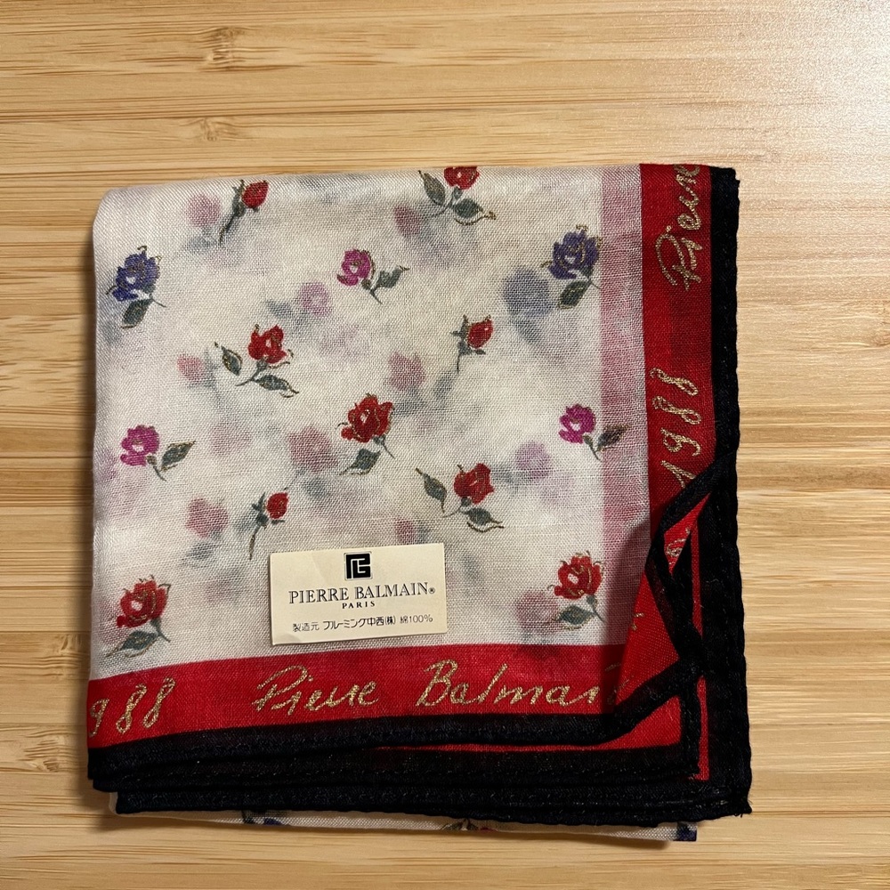 Pierre Balmain Handkerchief - Picture 2 of 6